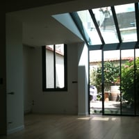 Particulier rémois : création d'une pièce à vivre de 35 m2. Maître d'oeuvre.